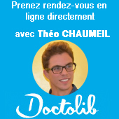 Pour prendre rendez-vous par Doctolib